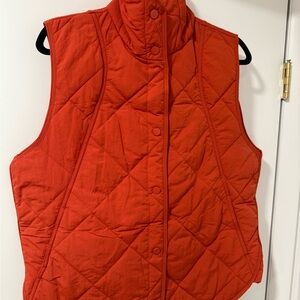 Women's Quilted Vest - Red